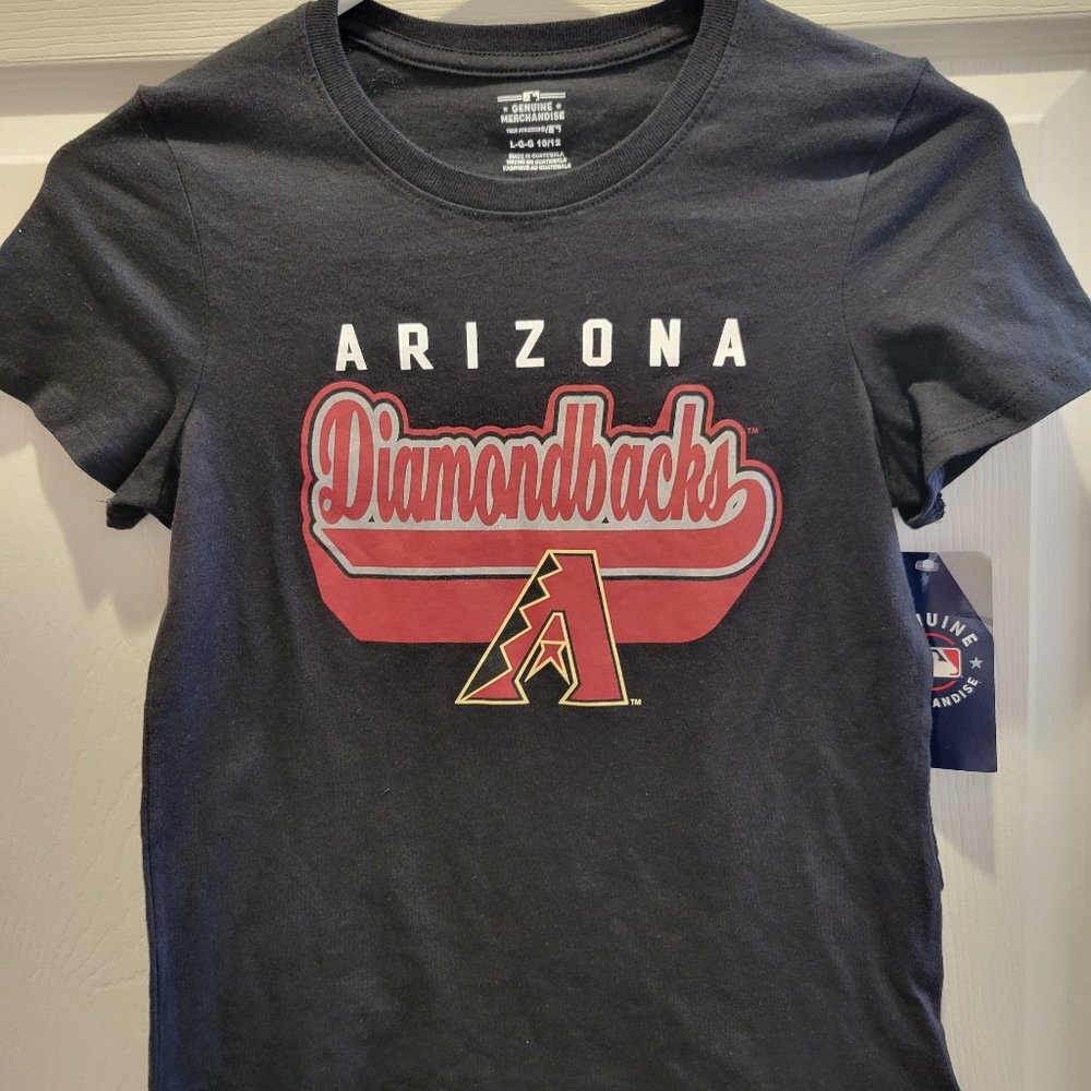 Girls Genuine Merchandise Arizona Dimondbacks T Shirt L 10/12